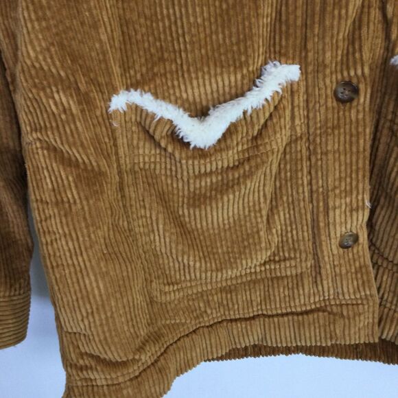 L.L Bean Womens Comfort Corduroy Jacket Long Sleeves Saddle Brown Size XS - Picture 4 of 16